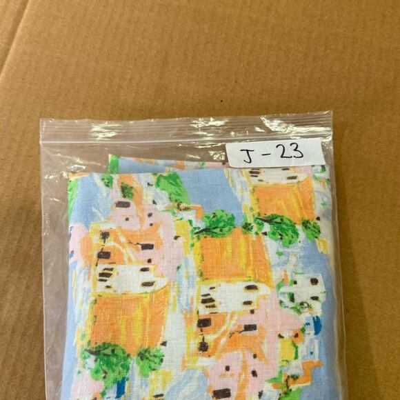 🍁 Cynthia Rowley Linen Blend Novelty Coastal Vacation Print True Wrap Midi Skirt - Picture 13 of 13